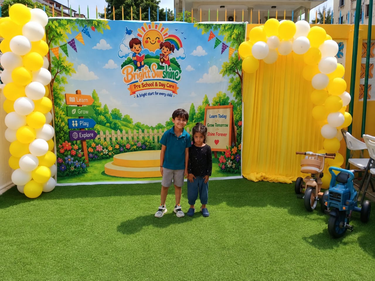 Children at a Bright Sunshine celebration